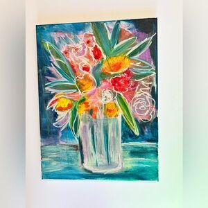 HANDPAINTED Abstract Acrylic Painting